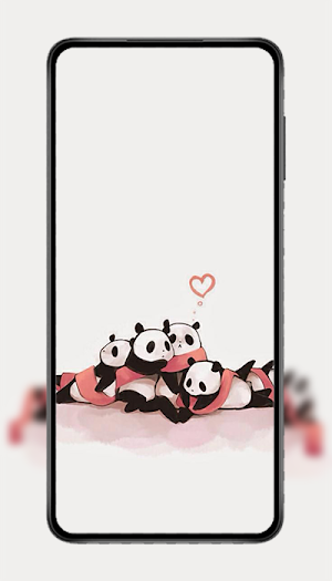Panda wallpaper lucu Screenshot 0