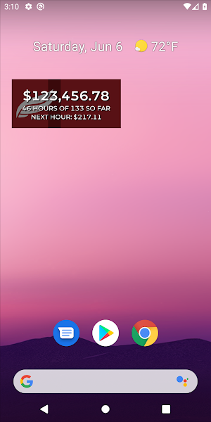 Desert Bus for Hope Widget Screenshot 1