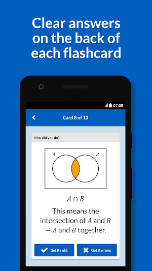 Key Cards GCSE Maths Screenshot 1