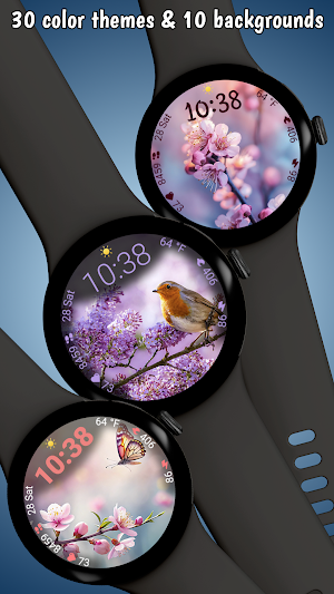 Spring Moments WearOS WF Screenshot 3