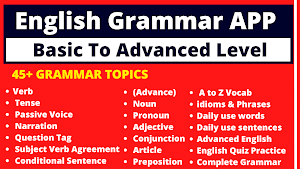 ENGLISH GRAMMAR IN HINDI Screenshot 0