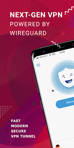 Free VPN powered by WireGuard® Screenshot 0