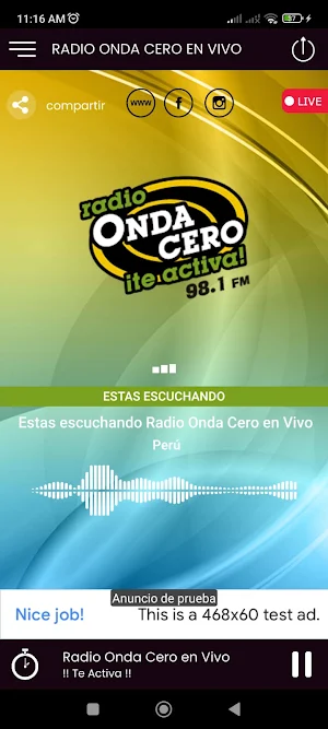 Radio Onda Cero en Vivo Screenshot 0