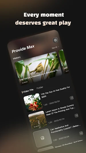 Provide Max-Pure Audio Video Screenshot 1