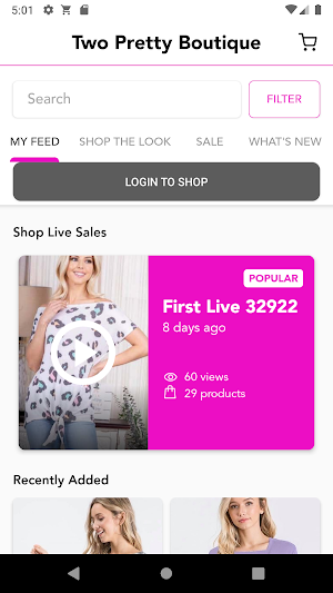 Two Pretty Boutique Screenshot 1
