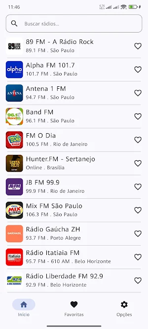 Rádios Brasil FM, AM, Online Screenshot 0