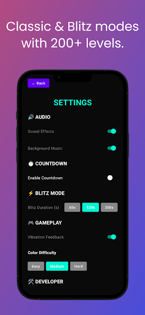 Glow Spin: Color Reflex Game Screenshot 2