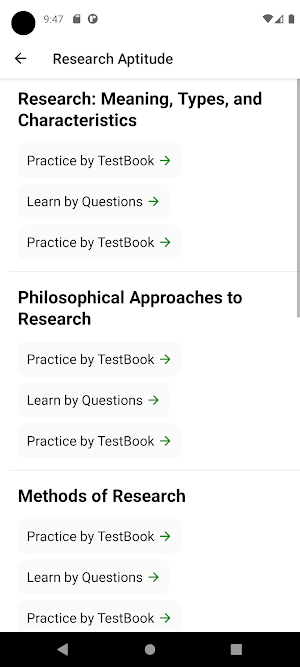 UGC NET Exam Prep - KalviApp Screenshot 3