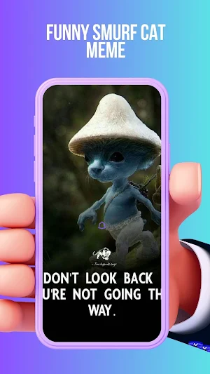 Smurf Cat Meme Wallpaper 4K Screenshot 3