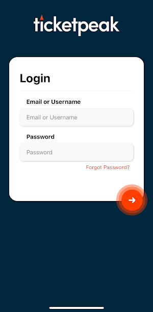 TicketPeak Check-in Screenshot 1
