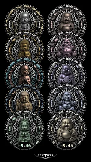 Baby Buddha Watch Face 103 Screenshot 2