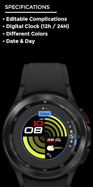 Night 32 - watch face Screenshot 3