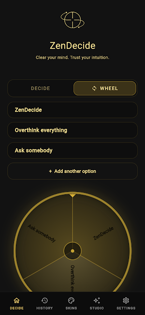 ZenDecide – Simplify Decisions Screenshot 1