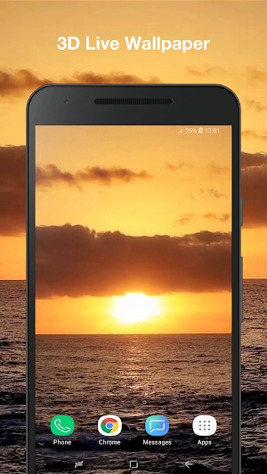 Blue Ocean Live Wallpaper Screenshot 0