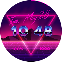 RetroWave WatchFace (Animated)