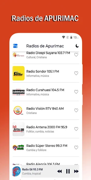 Radios de Apurimac Perú Screenshot 1