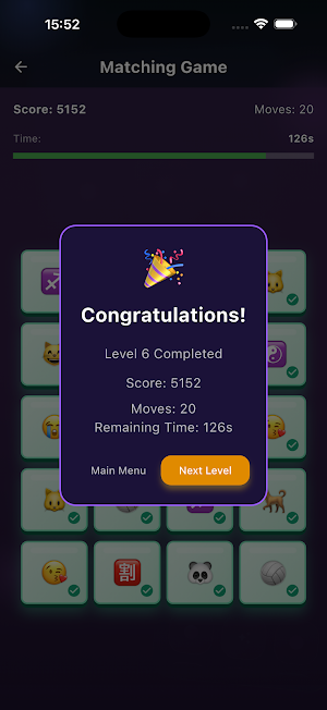 Memory Match Game Screenshot 2