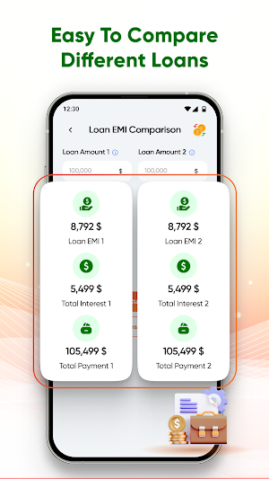 Loan EMI Calculator - Mortgage Screenshot 3