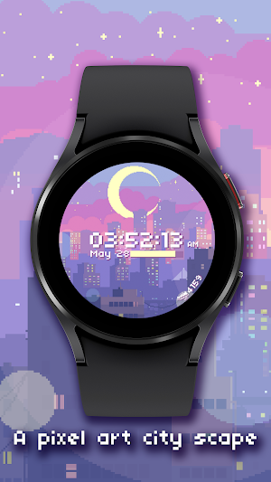 Vapor Town Watch Face Screenshot 0