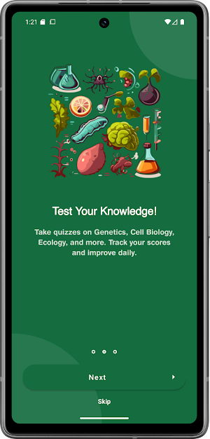 Biology Chapter Quiz Game Screenshot 2