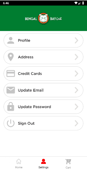 Bengal Bay Grill Screenshot 1