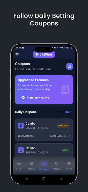 PickWise: Betting Predictions Screenshot 2