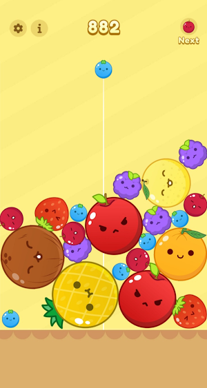 watermelon merge fruit crush Screenshot 2