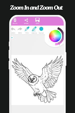 Owl Coloring Book Screenshot 3