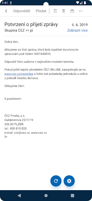 HCL IBM Verse email client Screenshot 3
