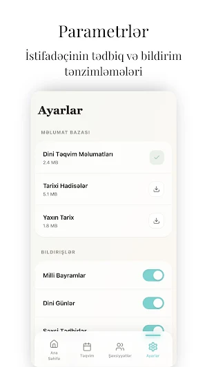 Azərbaycan Təqvimi Screenshot 3