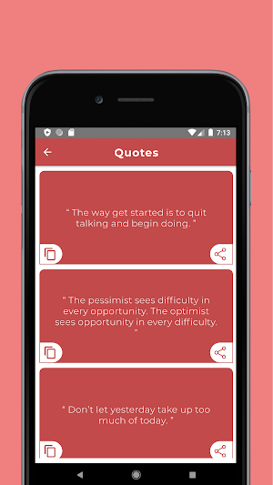 Amazing Quotes  App - Quotes App Screenshot 1