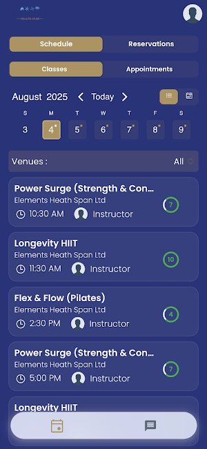 Elements Health Hub Screenshot 2