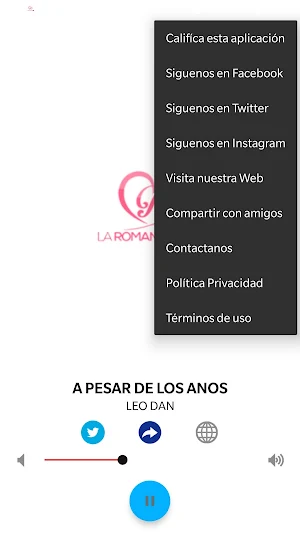 La RomanticaFM Screenshot 2
