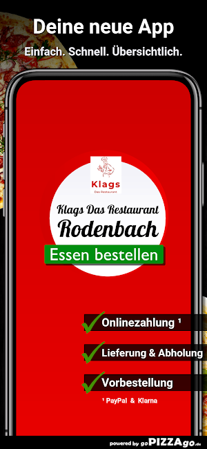 Klags Das Restaurant App Screenshot 0