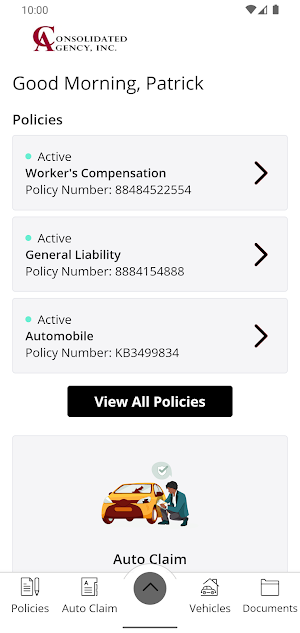 Consolidated Agency Inc Screenshot 1