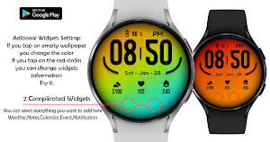 Casual Color Watch Face Screenshot 3