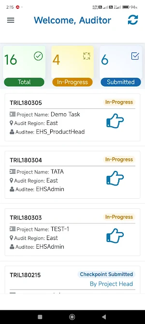 EHS Audit App Screenshot 0