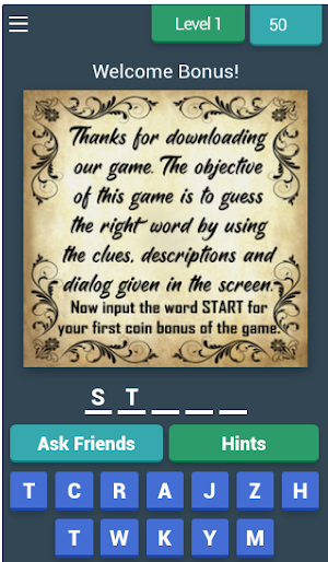 Guess the Magic Word Game Screenshot 0