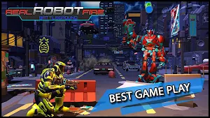 Real Robot Fire Battleground : Free Sci-fi Firing Screenshot 3
