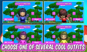 Princess Baby Fairy: Magic Run Screenshot 1