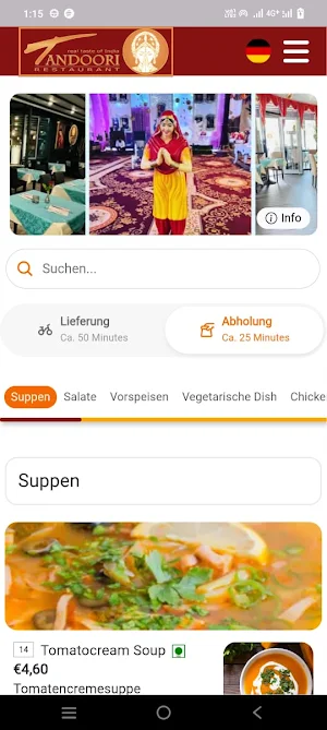Tandoori Restaurant Screenshot 2