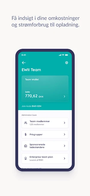 EWII Opladning Screenshot 2