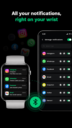 Smart Watch: BT Sync App Screenshot 1