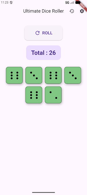 Dice Roller – Custom Dice Screenshot 1