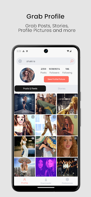 SocialGrab: Story & Reel Saver Screenshot 0