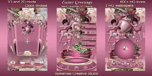 Easter Greetings 3D Next Launcher theme Screenshot 1