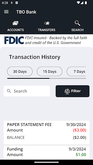 TBO Bank Mobile Screenshot 2