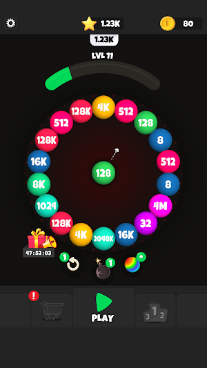 Roll Merge 3D - 2048 Puzzle Screenshot 2
