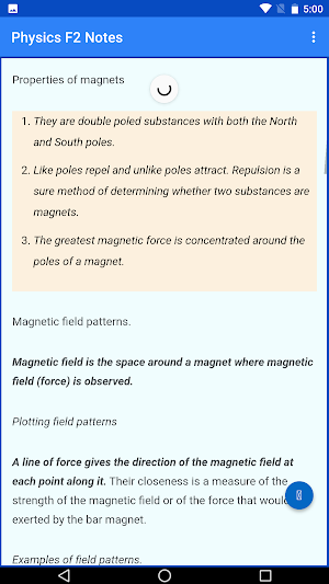 Physics Form 2 Notes screenshot 2
