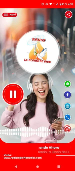 Radio La Gloria de Dios Screenshot 0